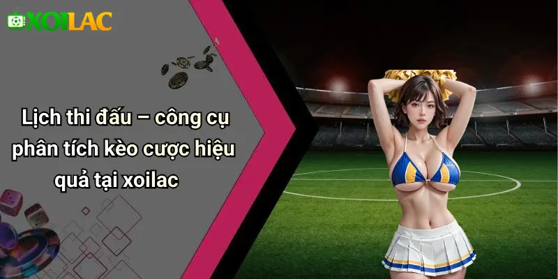 Lịch thi đấu – công cụ phân tích kèo cược hiệu quả tại xoilac