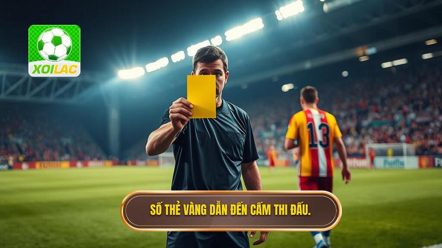 2. Số thẻ vàng dẫn đến cấm thi đấu.