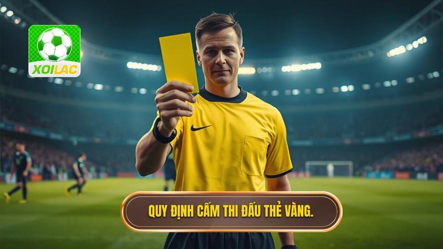 3. Quy định cấm thi đấu thẻ vàng.