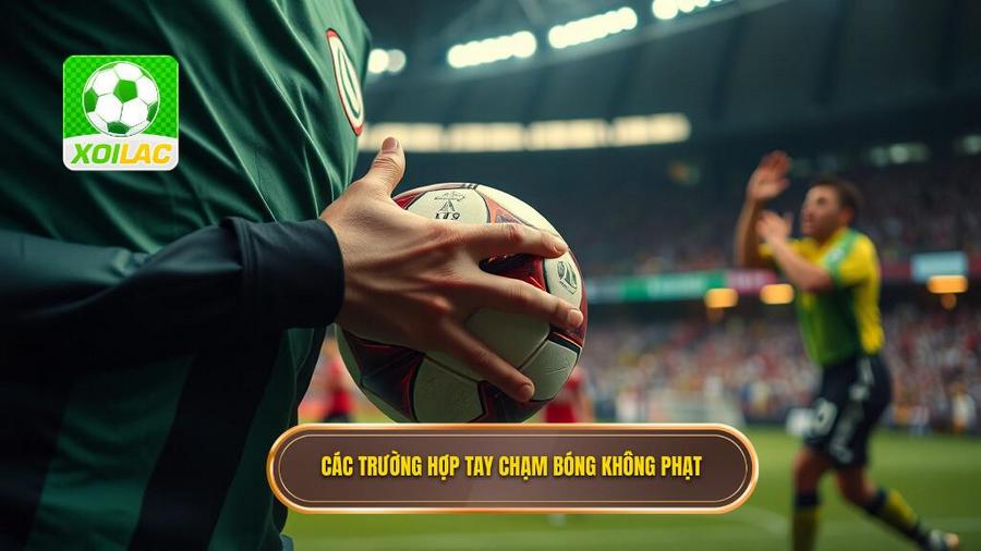 2. Các trường hợp cụ thể: Khi nào tay chạm bóng không bị phạt?