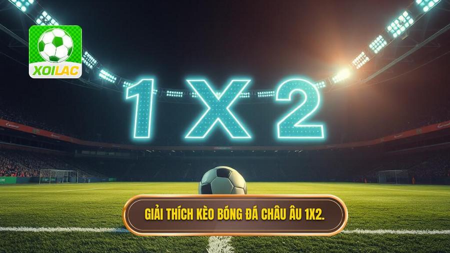 Kèo bóng đá châu Âu (1x2) là gì?